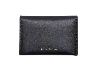 Acne Studios Folding Leather Wallet "Navy Blue"