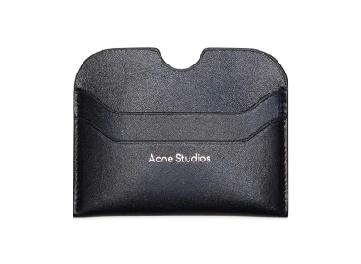 Acne Studios Leather Card Holder "Navy Blue"