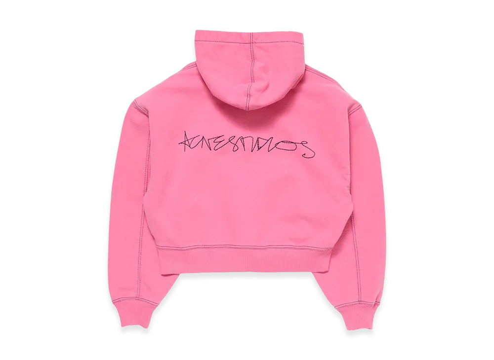 Acne Studios Zip-Up Hoodie Sweat "Pink"