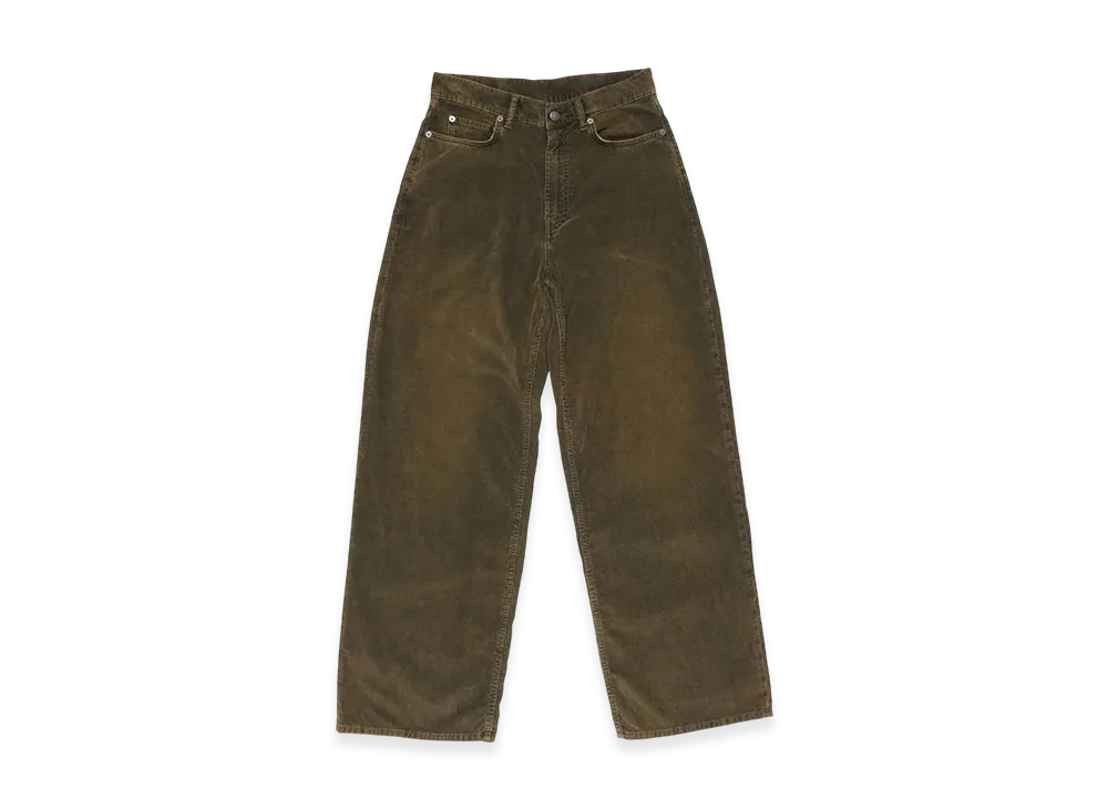 Acne Studios Corduroy Trousers Regular "Olive Green"