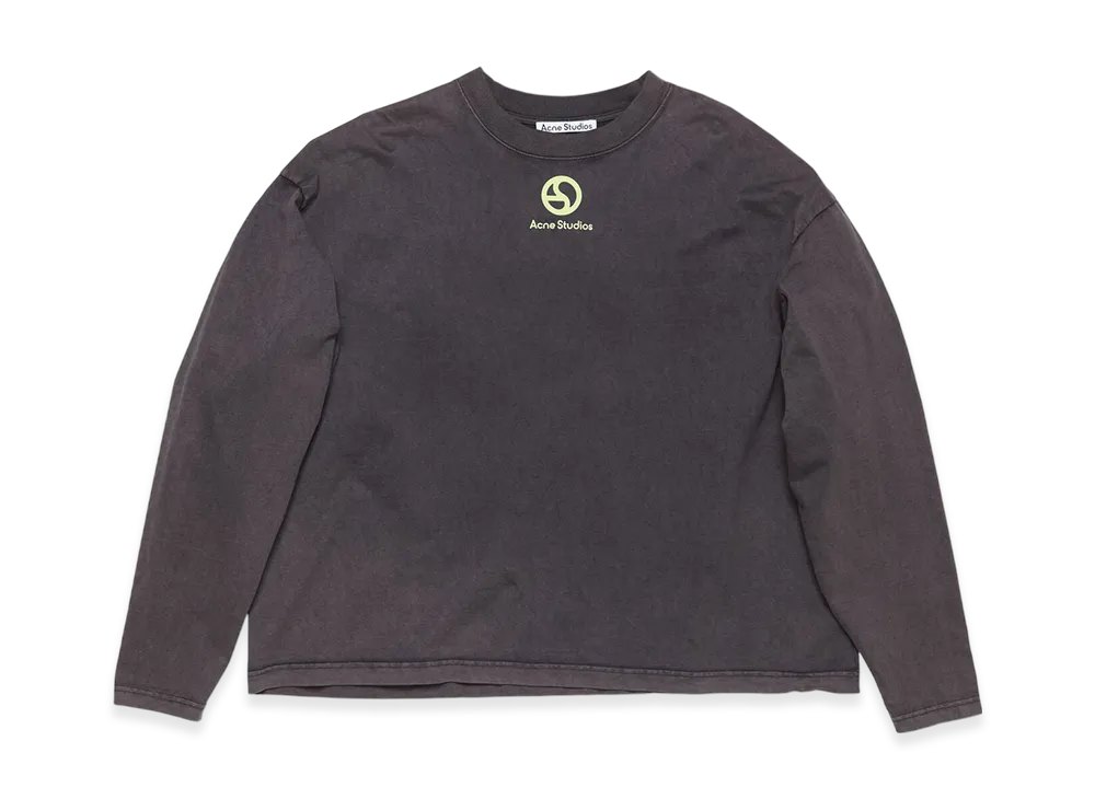 Acne Studios Logo Tee "Faded Black"