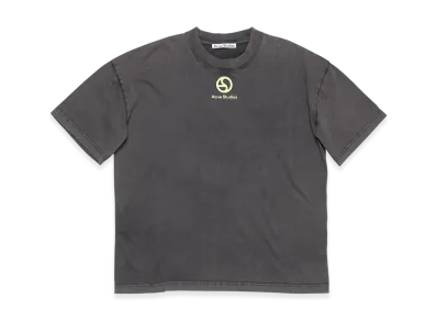 Acne Studios Logo Tee "Faded Black"
