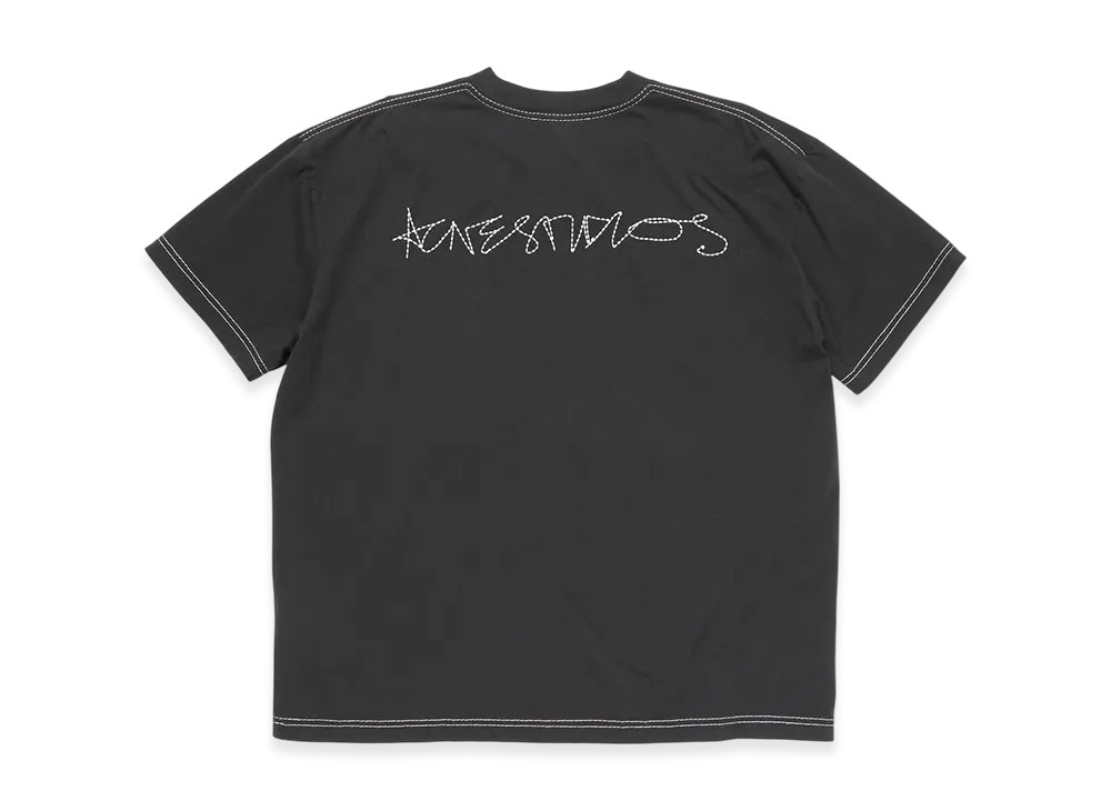 Acne Studios Logo Tee "Faded Black"