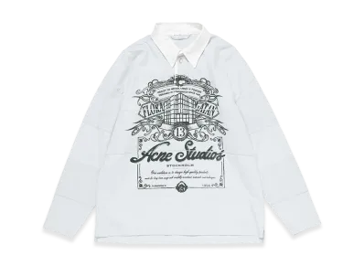 Acne Studios Logo Tee "Cold Grey"