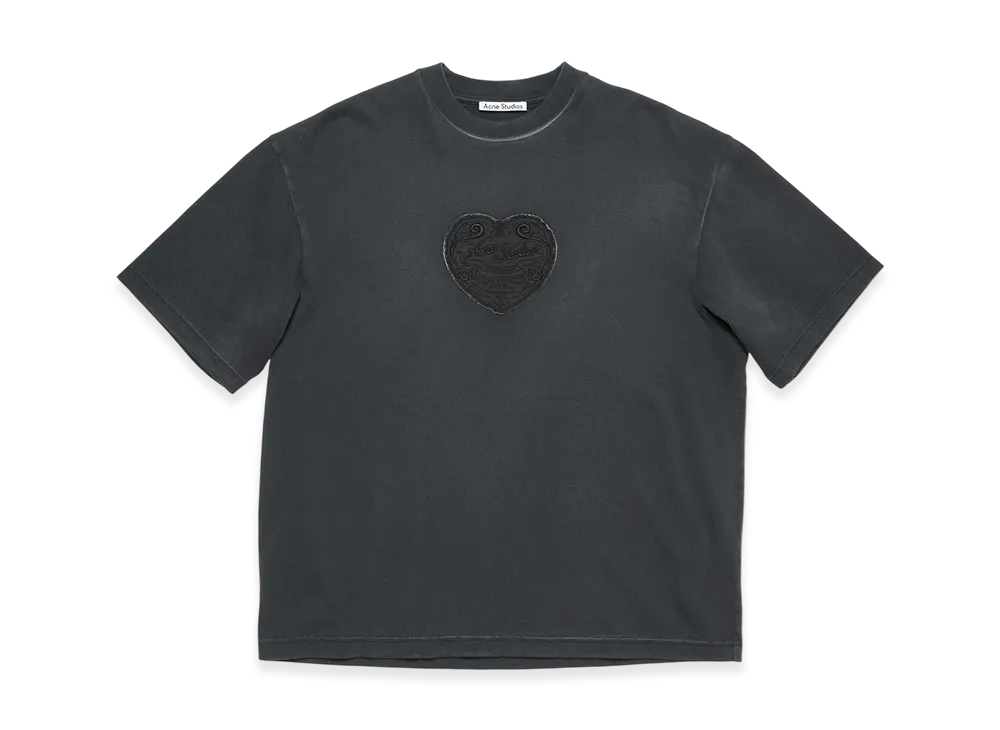 Acne Studios Logo Tee "Faded Black"