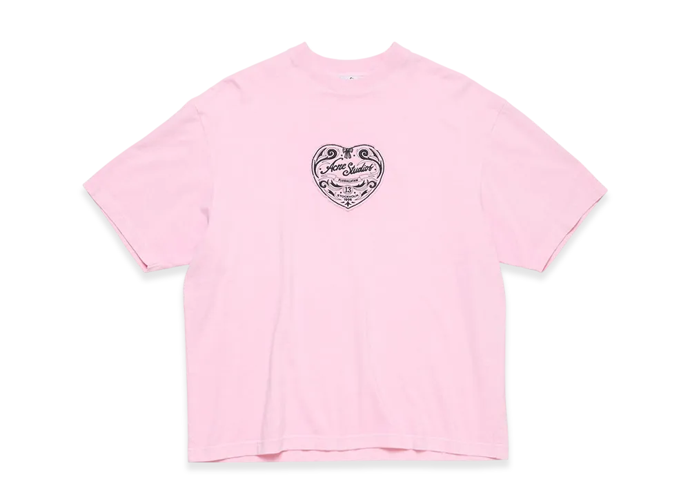 Acne Studios Logo Tee "Baby Pink"