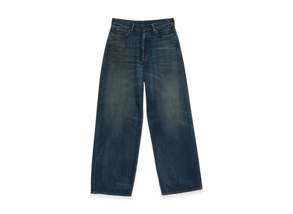 Acne Studios Loose Fit Jeans - 1981 Puti "Dark Blue"