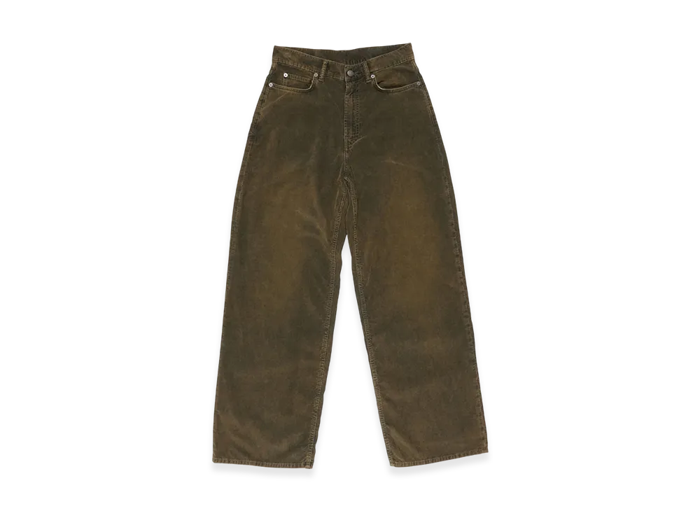Acne Studios Corduroy Trousers Puti "Olive Green"