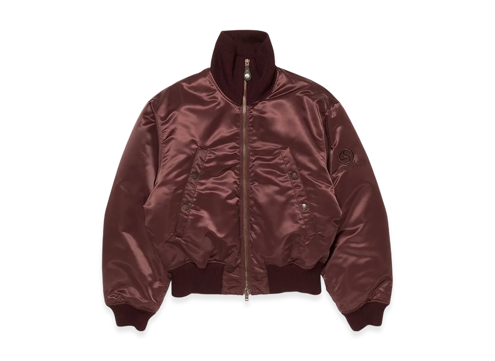Acne Studios Technical Bomber Jacket "Burgundy"