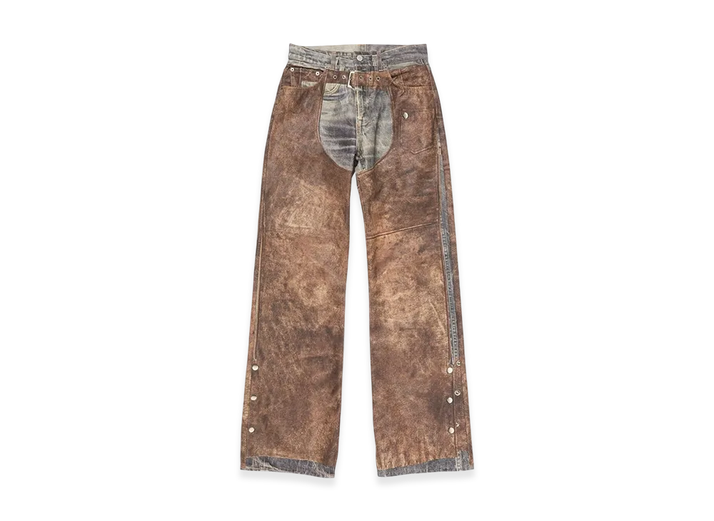Acne Studios Printed Jeans - Regular Fit "Blue/Brown"