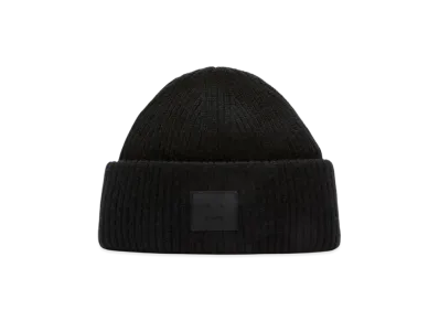 Acne Studios Large Face Logo Beanie "Black"