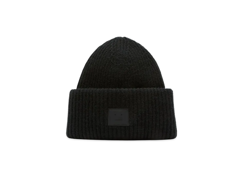 Acne Studios Large Face Logo Beanie 