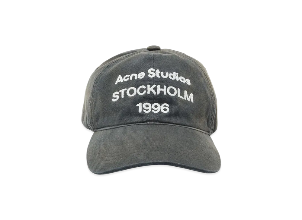 Acne Studios Logo Cap "Faded Black"