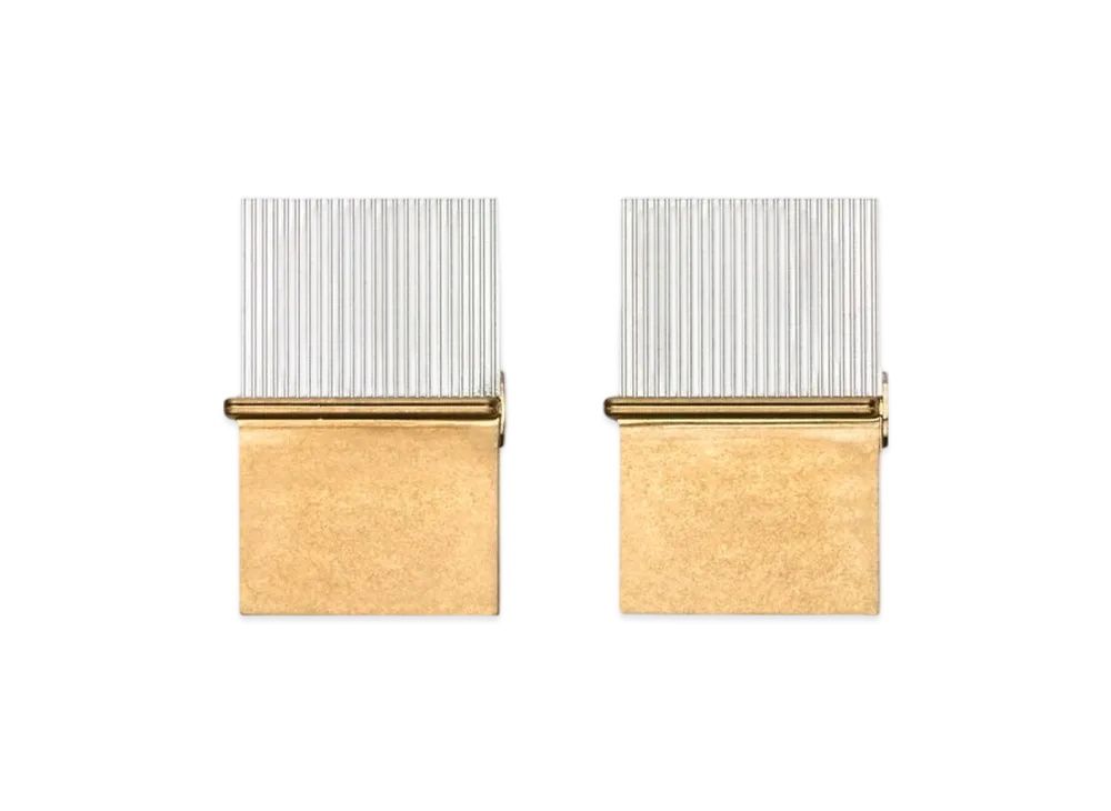 Acne Studios Notepad Earrings "Gold/Silver"