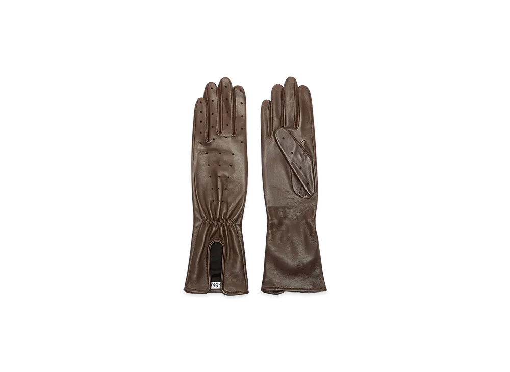 Acne Studios Leather Gloves "Brown"
