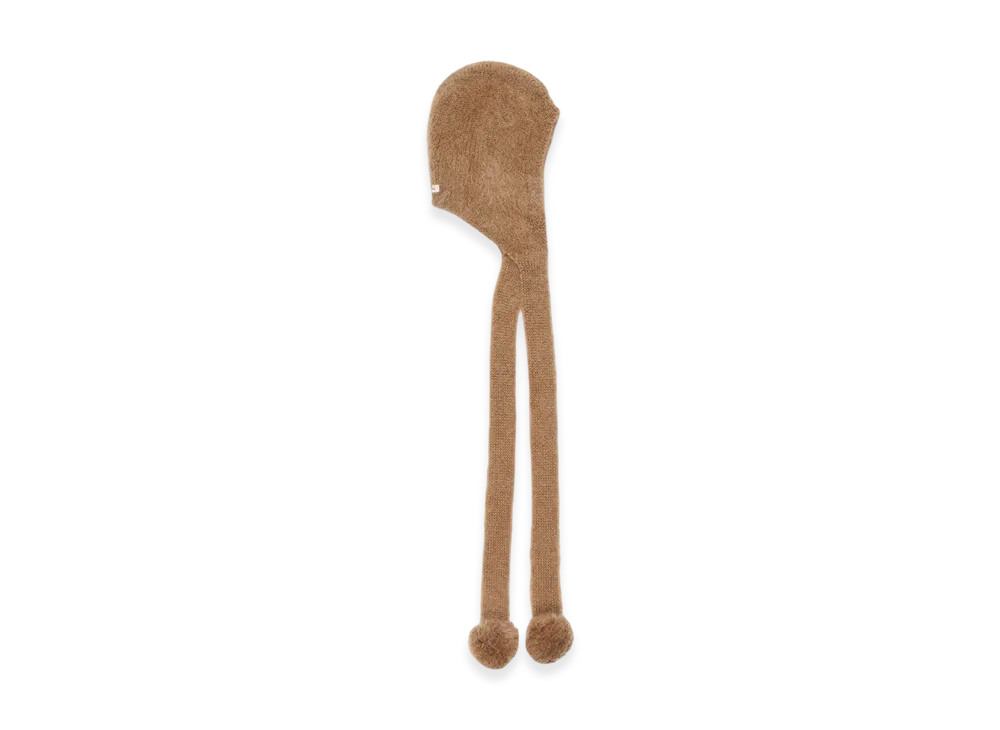 Acne Studios Mohair Cap with Ear Flaps "Clay Beige"