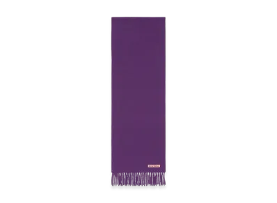 Acne Studios Fringed Wool Scarf - Skinny "Violet Purple Melange"