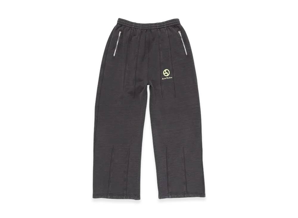 Acne Studios Logo Sweatpants "Faded Black"