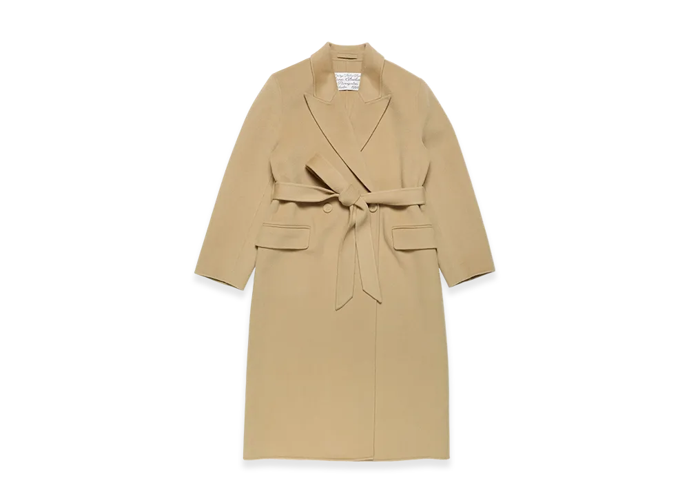 Acne Studios Double Breasted Cashmere Coat "Light Beige"