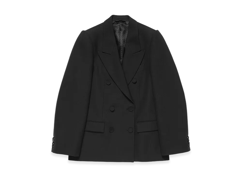 Acne Studios Double Breasted Wool Suit "Black"