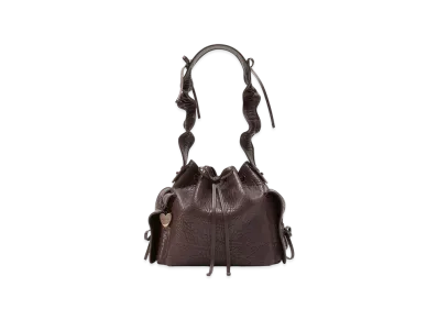 Acne Studios Multi-Pocket Bucket Bag "Chocolate Brown"