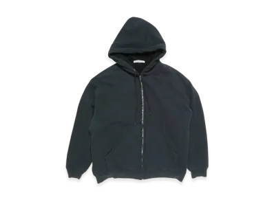 Acne Studios Hooded Zipper Sweatshirt "Faded Black"