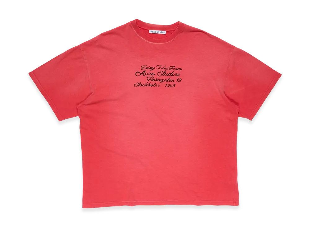 Acne Studios Logo T-Shirt "Bright Red"