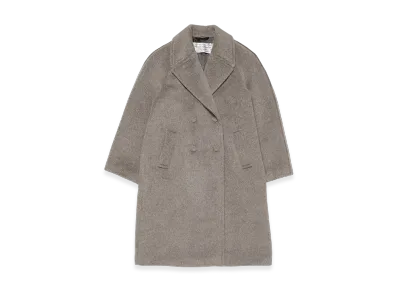 Acne Studios Double Breasted Wool Coat "Warm Gray Melange"