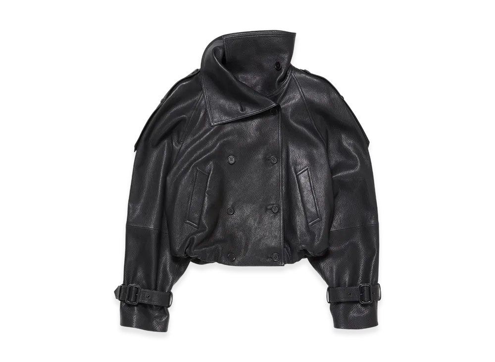 Acne Studios Leather Jacket "Black"