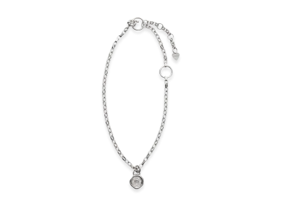 Acne Studios Logo Stamp Pendant Necklace "Silver"