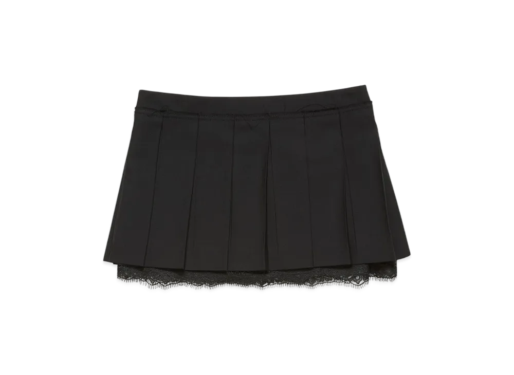 Acne Studios Mini Pleated Skirt "Black"