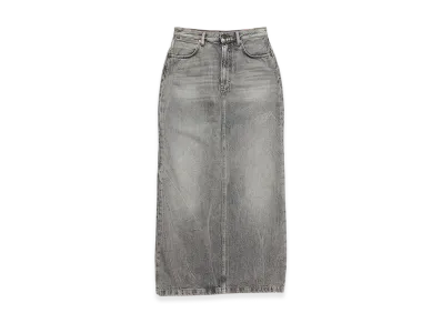 Acne Studios Long Denim Skirt "Washed Black"