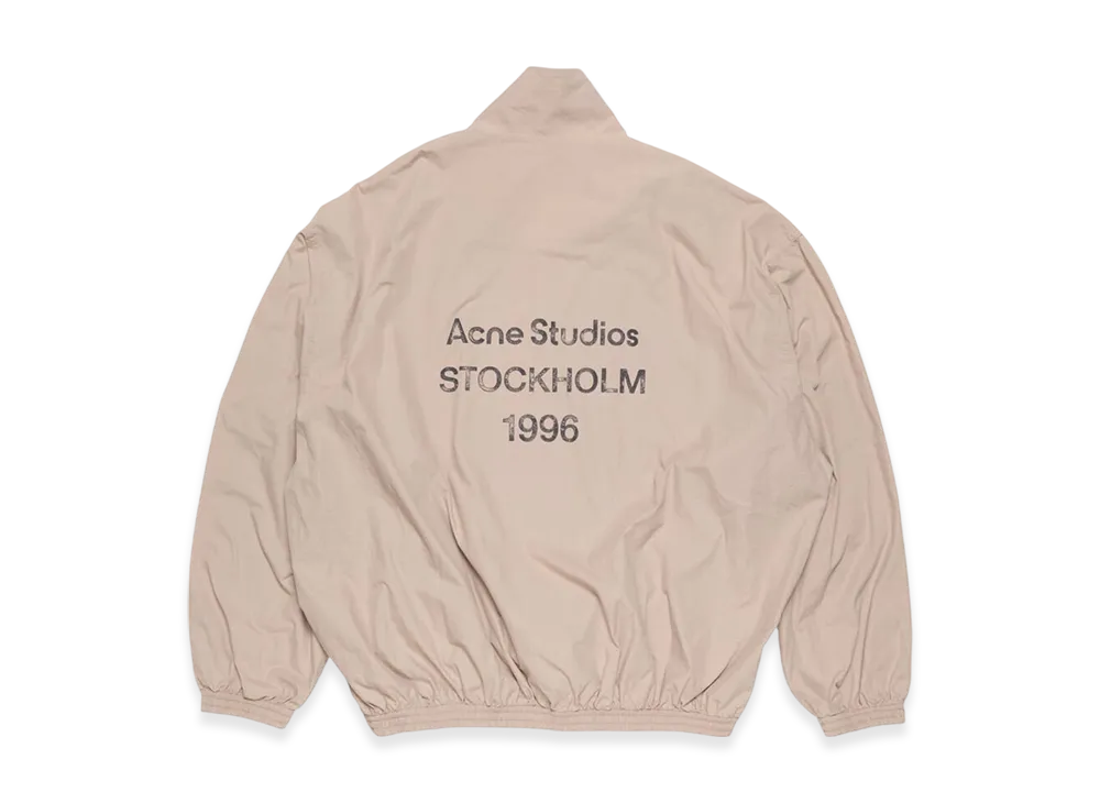 Acne Studios Logo Zipper Jacket "Mushroom Beige"