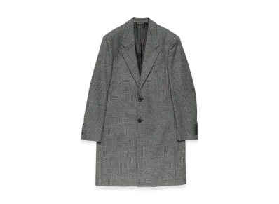Acne Studios Single-Breasted Wool Coat "Black/White"