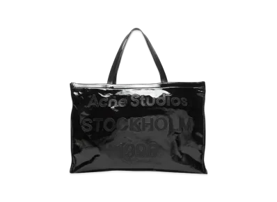 Acne Studios Logo Shoulder Tote Bag "Black"