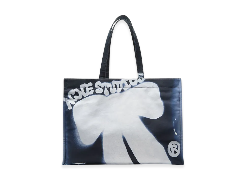 Acne Studios Logo Shopper Tote "Navy Blue"
