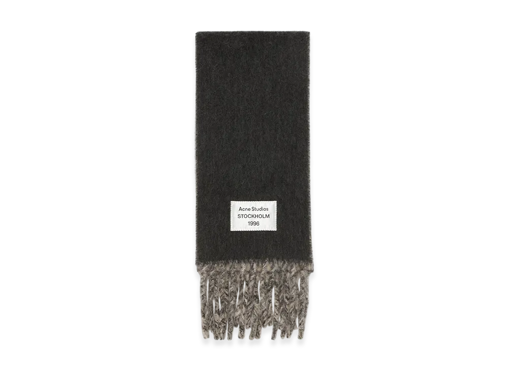 Acne Studios Bicolor Alpaca Scarf "Beige/Grey"