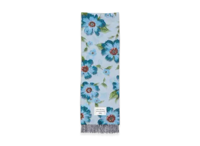 Acne Studios Fringed Wool Scarf "Blue"