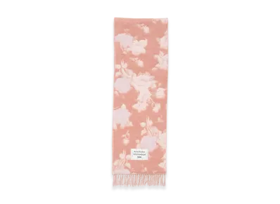 Acne Studios Fringed Wool Scarf "Pink"