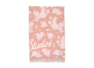 Acne Studios Wool Logo Blanket "Pink"