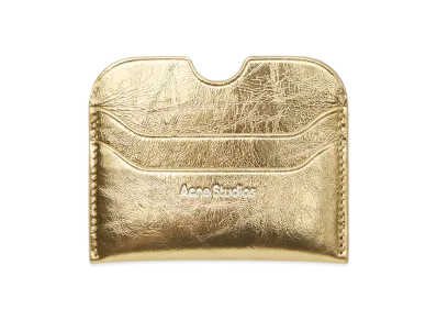 Acne Studios Leather Card Holder "Gold"