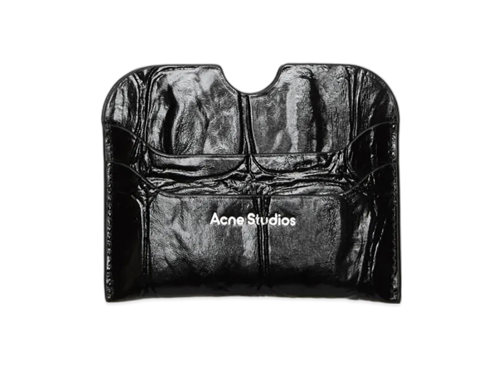 Acne Studios Leather Card Holder "Black"