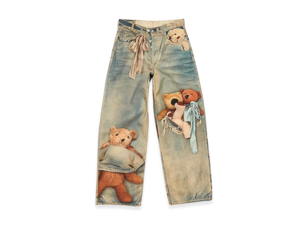 Acne Studios Loose Fit Jeans - 1981 Petit "Mid Blue"