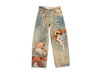 Acne Studios Loose Fit Jeans - 1981 Regular "Mid Blue"