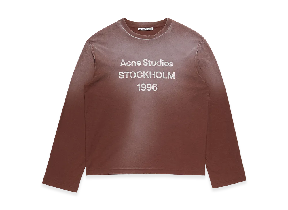 Acne Studios Logo T-Shirt - Relaxed Fit "Chocolate Brown"