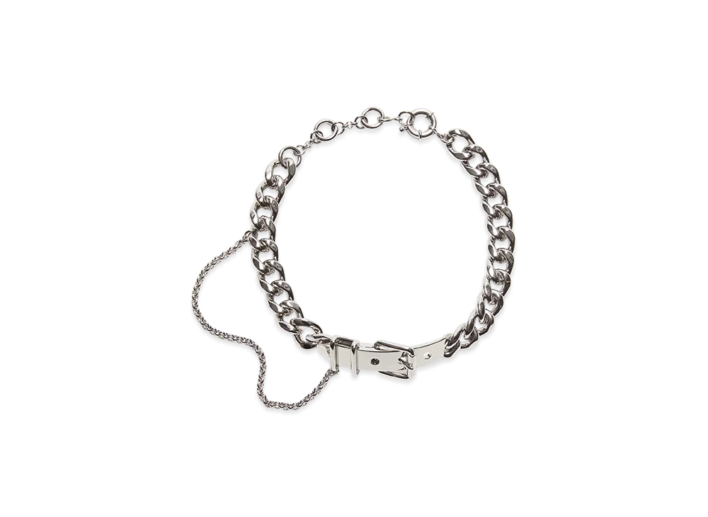 Acne Studios Buckle Chain Necklace "Silver"