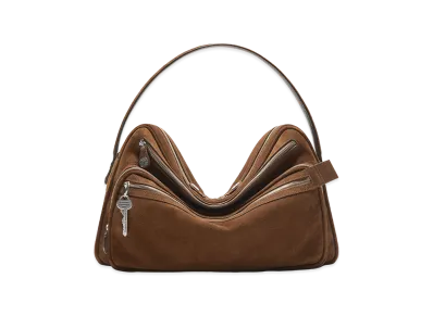 Acne Studios Camero Camera Suede Shoulder Bag "Cognac Brown"