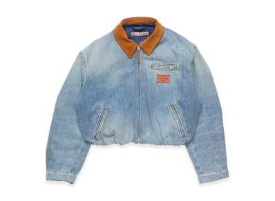 Acne Studios Denim Bomber Blouson "Mid Blue"