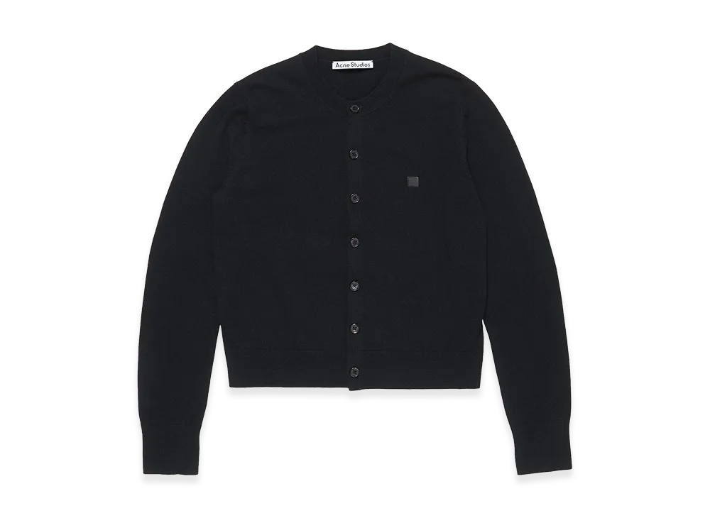 Acne Studios Fitted Cardigan - Yak Wool "Black"