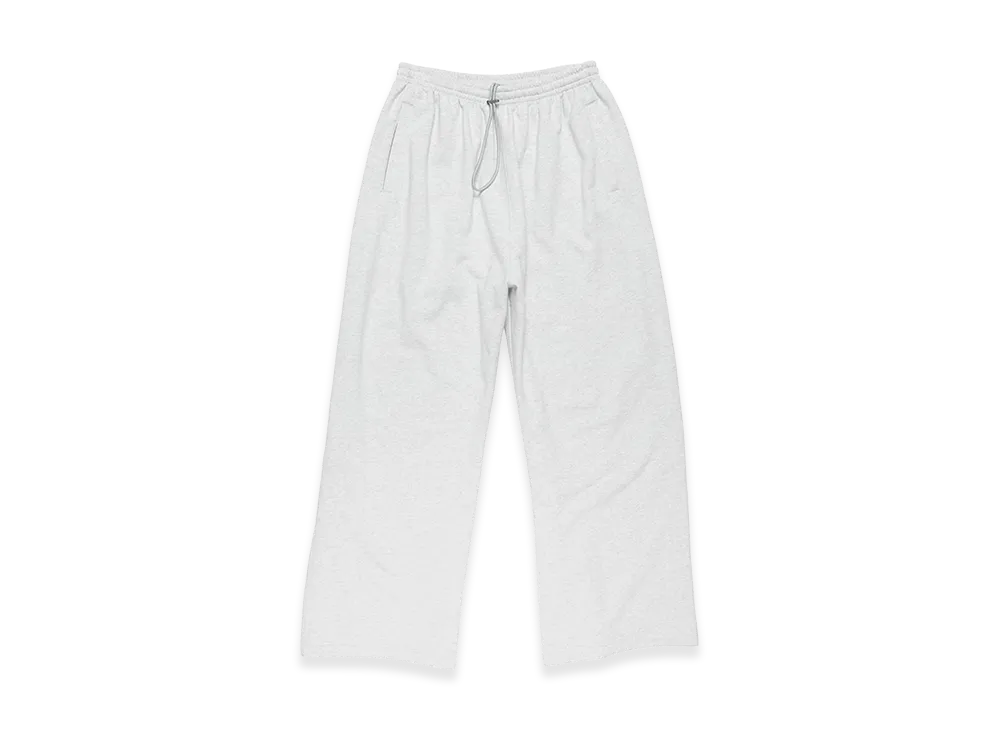 Acne Studios Fleece Logo Sweatpants "Pale Grey Melange"
